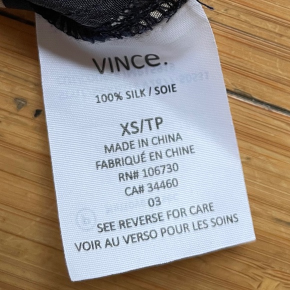 Vince silk drawstring waist dress - Picture 8 of 8